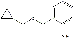 2-[(cyclopropylmethoxy)methyl]aniline Struktur