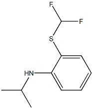 2-[(difluoromethyl)sulfanyl]-N-(propan-2-yl)aniline Struktur