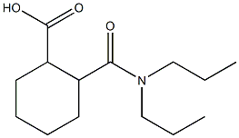 2-[(dipropylamino)carbonyl]cyclohexanecarboxylic acid Struktur