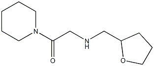 2-[(oxolan-2-ylmethyl)amino]-1-(piperidin-1-yl)ethan-1-one Struktur