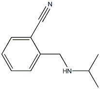 2-[(propan-2-ylamino)methyl]benzonitrile Struktur