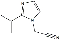 2-[2-(propan-2-yl)-1H-imidazol-1-yl]acetonitrile Struktur