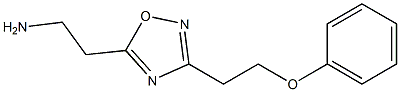 2-[3-(2-phenoxyethyl)-1,2,4-oxadiazol-5-yl]ethan-1-amine Struktur