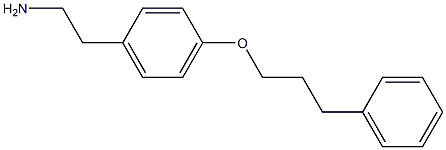 2-[4-(3-phenylpropoxy)phenyl]ethan-1-amine Struktur