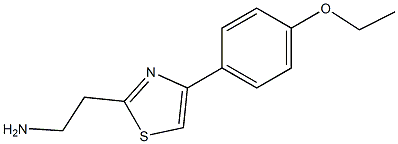 2-[4-(4-ethoxyphenyl)-1,3-thiazol-2-yl]ethanamine Struktur