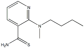 2-[butyl(methyl)amino]pyridine-3-carbothioamide Struktur