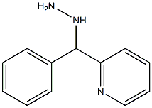 2-[hydrazinyl(phenyl)methyl]pyridine Struktur