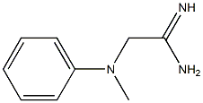 2-[methyl(phenyl)amino]ethanimidamide Struktur