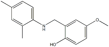 2-{[(2,4-dimethylphenyl)amino]methyl}-4-methoxyphenol Struktur