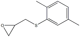 2-{[(2,5-dimethylphenyl)sulfanyl]methyl}oxirane Struktur