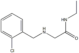 2-{[(2-chlorophenyl)methyl]amino}-N-ethylacetamide Struktur