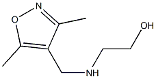 2-{[(3,5-dimethyl-1,2-oxazol-4-yl)methyl]amino}ethan-1-ol Struktur