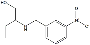 2-{[(3-nitrophenyl)methyl]amino}butan-1-ol Struktur