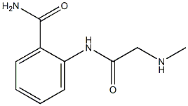 2-{[(methylamino)acetyl]amino}benzamide Struktur