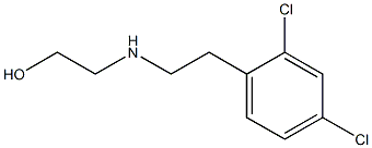 2-{[2-(2,4-dichlorophenyl)ethyl]amino}ethan-1-ol Struktur