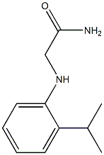 2-{[2-(propan-2-yl)phenyl]amino}acetamide Struktur