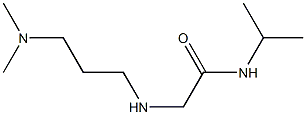 2-{[3-(dimethylamino)propyl]amino}-N-(propan-2-yl)acetamide Struktur