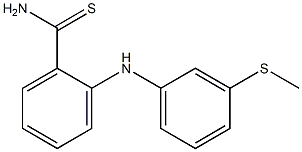 2-{[3-(methylsulfanyl)phenyl]amino}benzene-1-carbothioamide Struktur