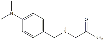 2-{[4-(dimethylamino)benzyl]amino}acetamide Struktur