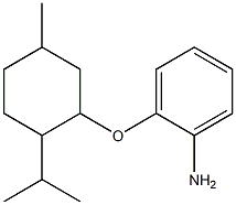 2-{[5-methyl-2-(propan-2-yl)cyclohexyl]oxy}aniline Struktur