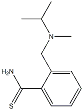 2-{[isopropyl(methyl)amino]methyl}benzenecarbothioamide Struktur