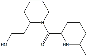 2-{1-[(6-methylpiperidin-2-yl)carbonyl]piperidin-2-yl}ethanol Struktur