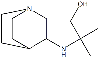 2-{1-azabicyclo[2.2.2]octan-3-ylamino}-2-methylpropan-1-ol Struktur