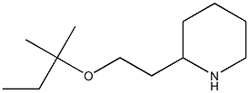 2-{2-[(2-methylbutan-2-yl)oxy]ethyl}piperidine Struktur