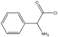 2-amino-2-phenylacetyl chloride Struktur