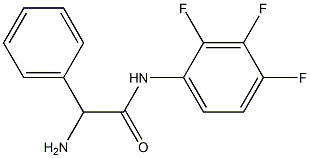 2-amino-2-phenyl-N-(2,3,4-trifluorophenyl)acetamide Struktur