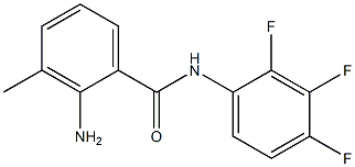 2-amino-3-methyl-N-(2,3,4-trifluorophenyl)benzamide Struktur