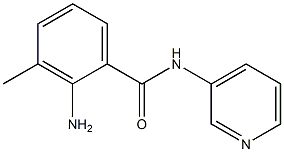 2-amino-3-methyl-N-pyridin-3-ylbenzamide Struktur