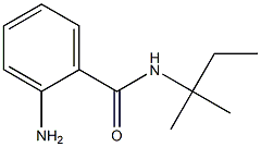 2-amino-N-(1,1-dimethylpropyl)benzamide Struktur