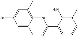 2-amino-N-(4-bromo-2,6-dimethylphenyl)-3-methylbenzamide Struktur