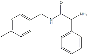 2-amino-N-(4-methylbenzyl)-2-phenylacetamide Struktur