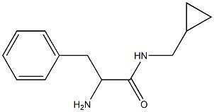 2-amino-N-(cyclopropylmethyl)-3-phenylpropanamide Struktur