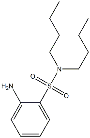 2-amino-N,N-dibutylbenzene-1-sulfonamide Struktur