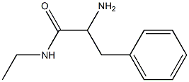 2-amino-N-ethyl-3-phenylpropanamide Struktur