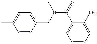 2-amino-N-methyl-N-[(4-methylphenyl)methyl]benzamide Struktur