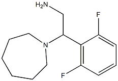 2-azepan-1-yl-2-(2,6-difluorophenyl)ethanamine Struktur