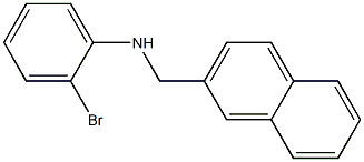 2-bromo-N-(naphthalen-2-ylmethyl)aniline Struktur