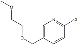 2-chloro-5-[(2-methoxyethoxy)methyl]pyridine Struktur