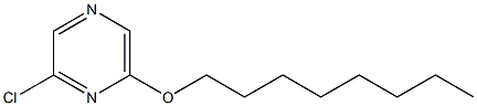 2-chloro-6-(octyloxy)pyrazine Struktur