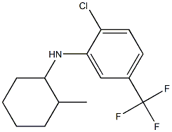 2-chloro-N-(2-methylcyclohexyl)-5-(trifluoromethyl)aniline Struktur