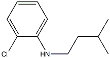 2-chloro-N-(3-methylbutyl)aniline Struktur