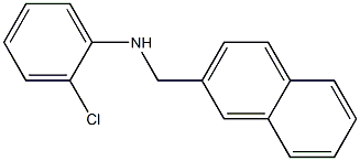 2-chloro-N-(naphthalen-2-ylmethyl)aniline Struktur