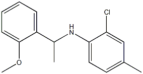 2-chloro-N-[1-(2-methoxyphenyl)ethyl]-4-methylaniline Struktur