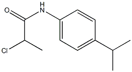 2-chloro-N-[4-(propan-2-yl)phenyl]propanamide Struktur