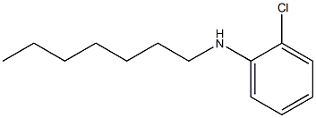 2-chloro-N-heptylaniline Struktur