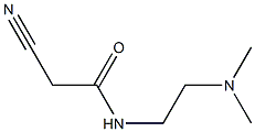 2-cyano-N-[2-(dimethylamino)ethyl]acetamide Struktur